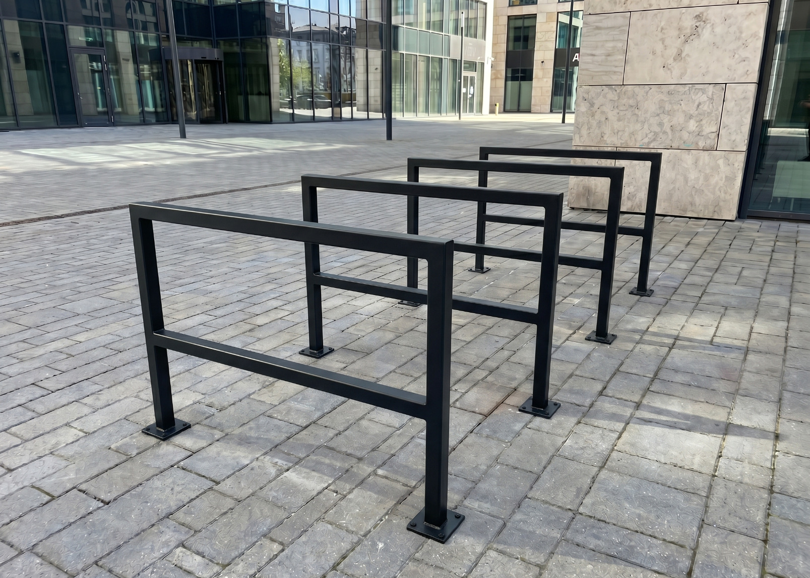 Support à arceau pour vélo cargo